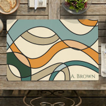 Modern Placemats | Abstract, Botanical & Animals