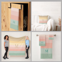 Easter Colors Stripe Pattern Home Accents