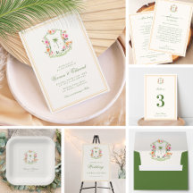 Whimsy Tropical Chic Palm Tree Wedding Collection
