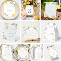 Blue Bow Lemons Italian Main Squeeze & Thats Amore