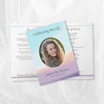 Pastel Photo Memorial Collection