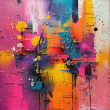 Vibrant Abstract Urban Art