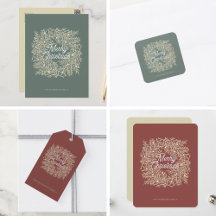 Colección Hojas de Árbol de Navidad