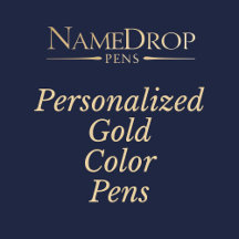 Personalized Gold Pens