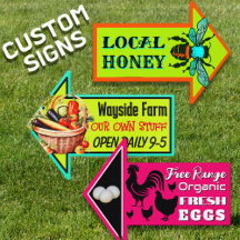Farm and Market Signs
