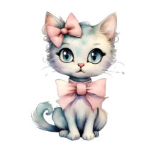 Kitty With Bows