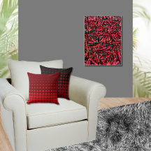 Red Wall and Home Decor