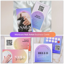 Business Cards Beauty Nail Salon 