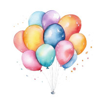 Watercolor Unicorn Colors Baby Shower 