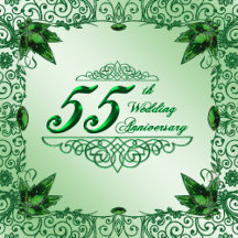 Emerald Wedding Anniversary Card Collection