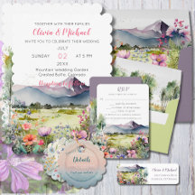 Mountain Wildflower Wedding Collection