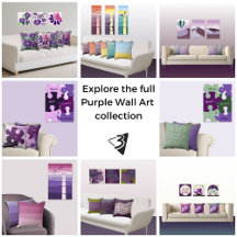 Pink - Green - Purple Wall Art and Home Decor