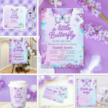 Little Butterfly is on the way Purple Design