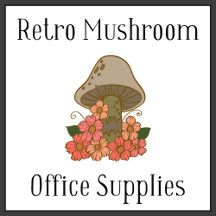 Cute Mushroom Office Supply Set