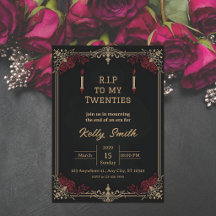 Adult Birthday Invitations