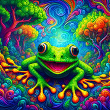 Bright Colors Neon Style Posters, Wall Prints