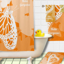 Cute Monarch Butterfly For Bath & Beach