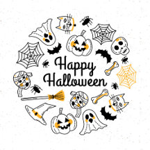 Spooky Doodle Halloween Party Set