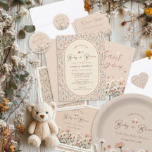 Boho Floral Garden Party Baby in Bloom Shower