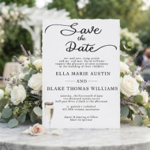 Modern Romantic Script Wedding Collection