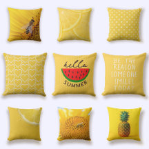 Yellow Outdoor Pillows