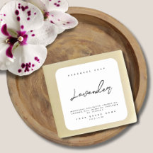 Soap product packaging labels