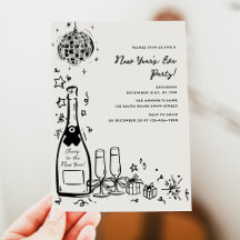Modern Hand Drawn New Year's Eve Party 1