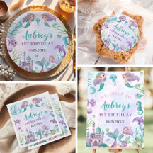 Mermaid Or Under The Sea Birthday 