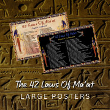 42 Laws Of Ma'at Posters (Large)