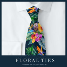 Floral Neck Ties