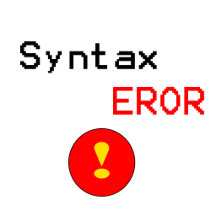 Syntax Error