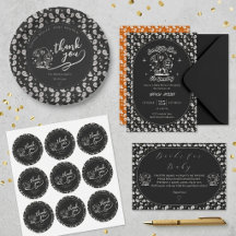 Black Halloween Little Boo Baby Shower