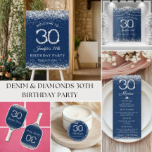 30th Birthday Diamonds Silver Collection