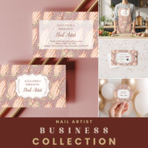 Blush Floral Nail Technician Business