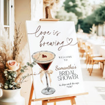 Love Is Brewing Bridal Shower Espresso Martini