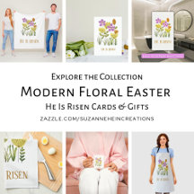 Modern Floral Easter | He Is Risen