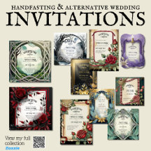 HANDFASTING INVITATIONS - WICCA CELTIC PAGAN DRUID