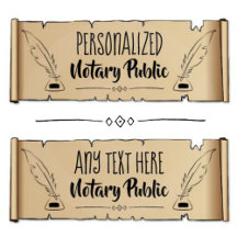 Notary Public Papyrus Scroll Feather Quill