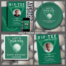 Golf Birthday Theme