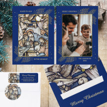 Elegant Religious Nativity Christmas Stationery