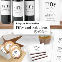 Elegant Minimalist 50 and Fabulous