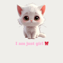 I Am Just Girl - Cute Kawaii Cat Collection