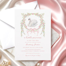 Little Princess Swan Baby Shower