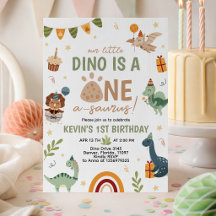 ONE-a-saurus Dino 1st Birthday Collection