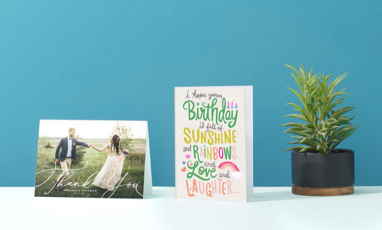 An assortment of greeting cards