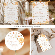 Little Pumpkin Fall Baby Shower 