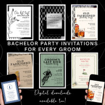 Bachelor Party Invites for Every Groom