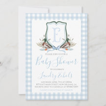 Modern Duck Baby Shower Set