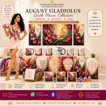 August Birth Flower & Floral Consciousness Arts 