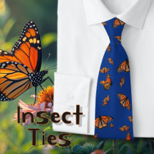 Ties with Butterflies and Insects